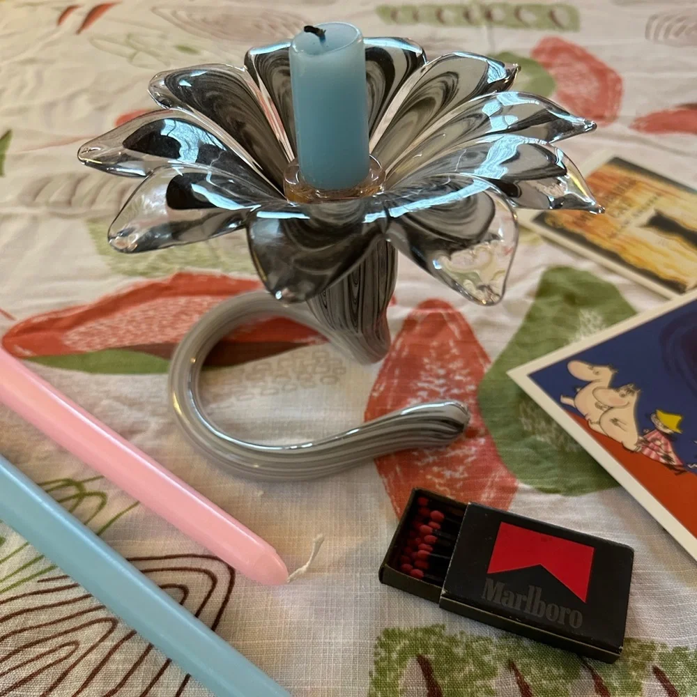 Murano glass candle holder - Picture 2 of 7